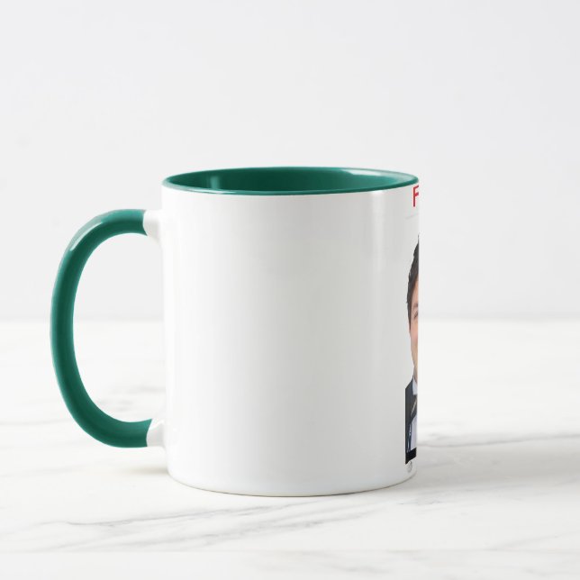 Kaffemug med bild mugg (Vänster)