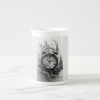 Kaffemug med gammaldags stil benporslin mugg