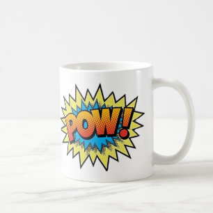 Kaffemug - Pop Art Pow Kaffemugg
