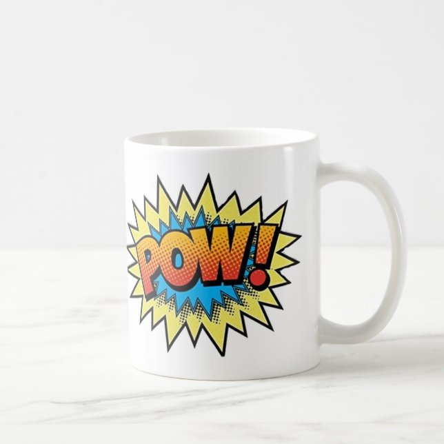 Kaffemug - Pop Art Pow Kaffemugg (Höger)