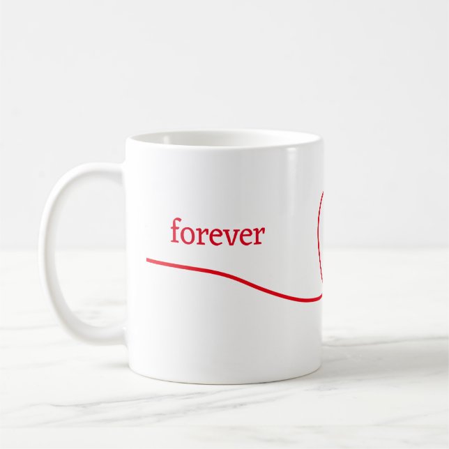 Kaffemug - Tillsammans för evigt Kaffemugg (Vänster)