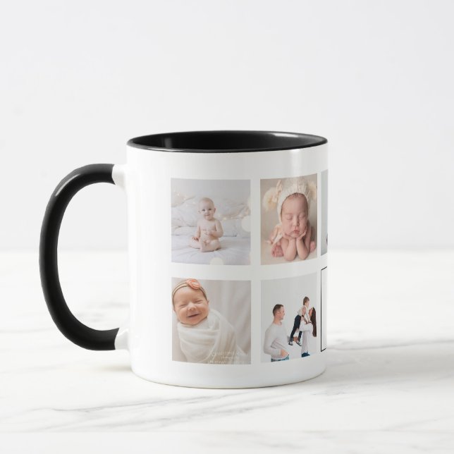 Kaffemugg | Anpassad fotokollage (Vänster)