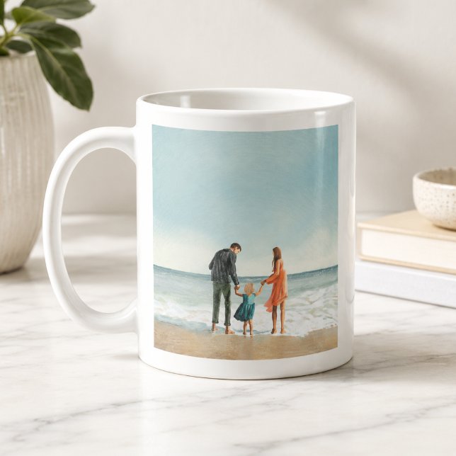 Kaffemugg | Anpassad konstverk Ladda upp foto pres (Upload your own artwork to create a custom coffee mug for photos, art, and keepsakes.)