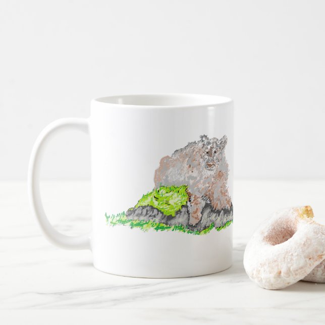 Kaffemugg : Att ha törst (Med munk)