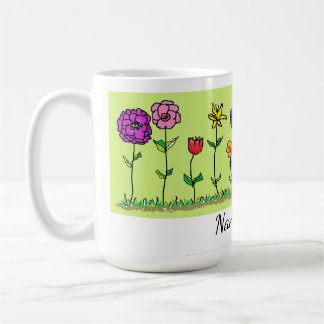 Kaffemugg - Fem Enkla Blommor