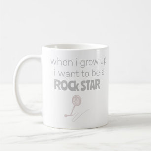 Kaffemugg för framtida rockstjärna