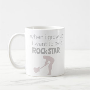 Kaffemugg för framtida rockstjärna