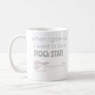 Kaffemugg för framtida rockstjärna