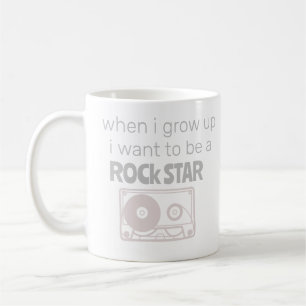 Kaffemugg för framtida rockstjärna