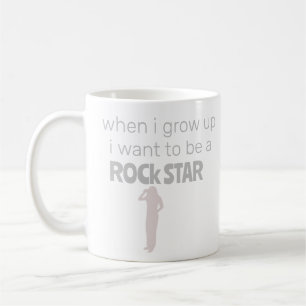 Kaffemugg för framtida rockstjärna