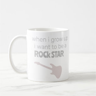 Kaffemugg för framtida rockstjärna