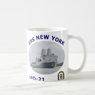 Kaffemugg för LPD 21 USS New York