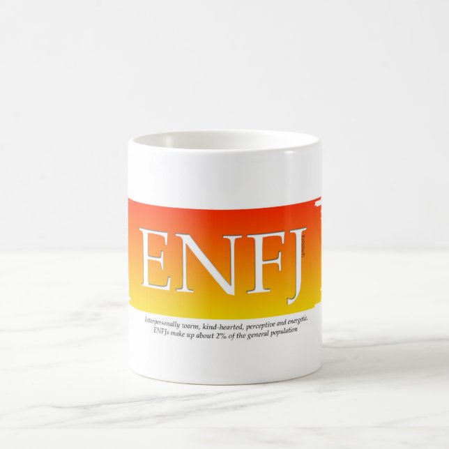 Kaffemugg för MBTI ENFJ (Center)