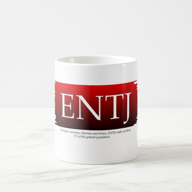 Kaffemugg för MBTI ENTJ (Center)