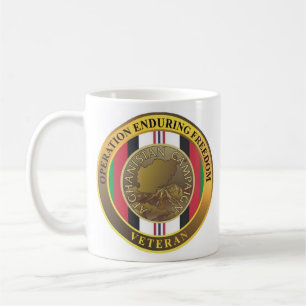 Kaffemugg för OEF (bestående frihet för funktio