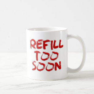 Kaffemugg för PÅFYLLNING FÖR SNART