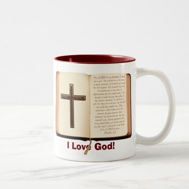 Kaffemugg för Psalm 23 (Höger)