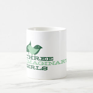 Kaffemugg för tre imaginär flickor {fåglar}