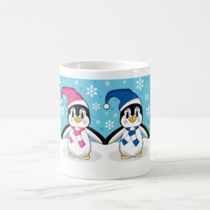 Kaffemugg för två pingvin