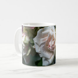 Kaffemugg - Fotografiet Vita Rosor I Blomning
