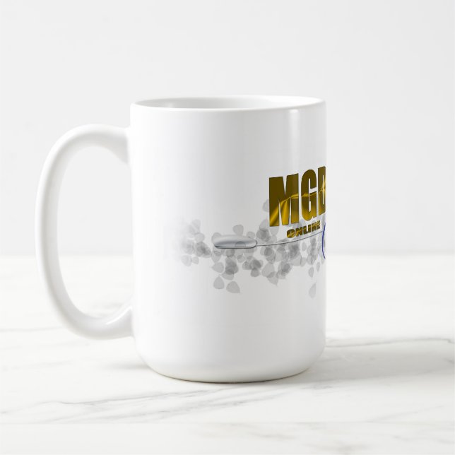 Kaffemugg från MGD-giftsbutik (Vänster)