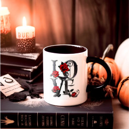 Kaffemugg, gotisk kärlek mugg