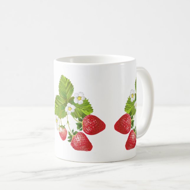 KaffeMugg-Jordgubbar Kaffemugg (Framsida höger)