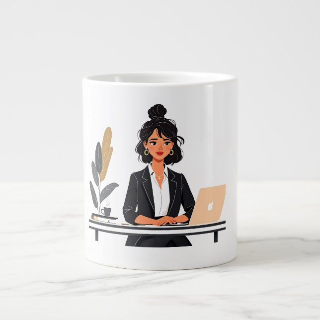 Kaffemugg  jumbo mugg (Framsidan)