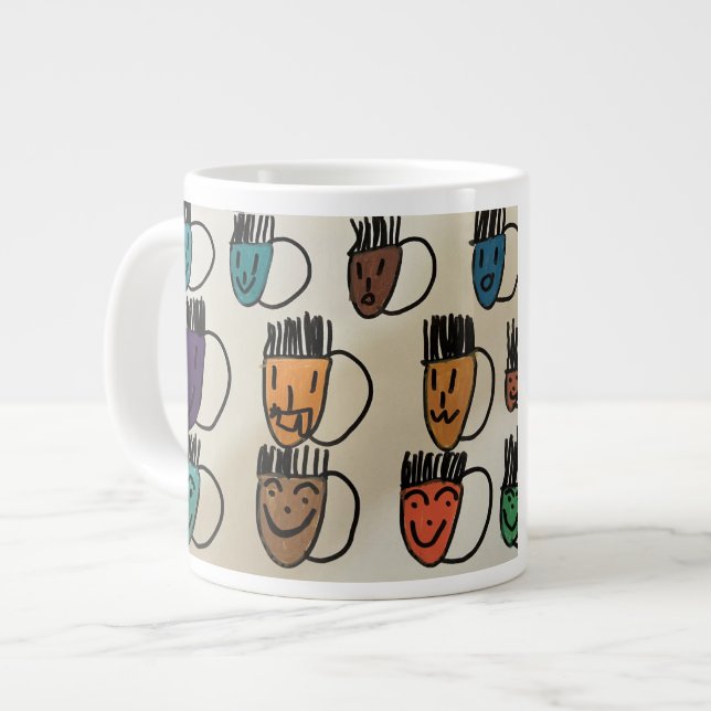 Kaffemugg Jumbo Mugg (Framsida vänster)
