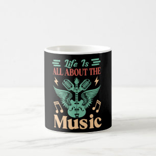 Kaffemugg - Livet handlar om musik