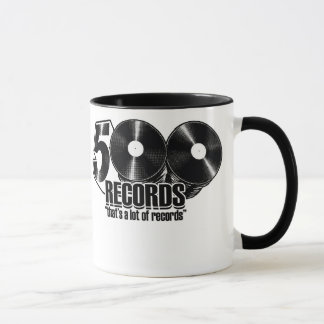 Kaffemugg - logotyp för 500 rekord