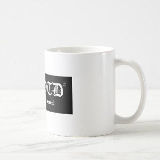 Kaffemugg med AIQOTD-logotypen