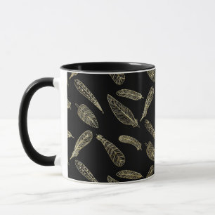 kaffemugg med ank fjädrar