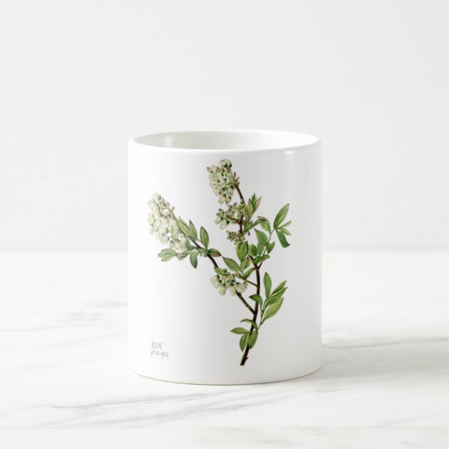 Kaffemugg med blåbärsblomma  (Center)