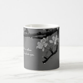 kaffemugg med blom var guden planterar dig