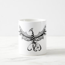 Kaffemugg med den Phoenix designen