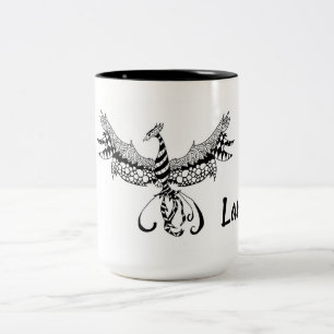 Kaffemugg med den Phoenix designen