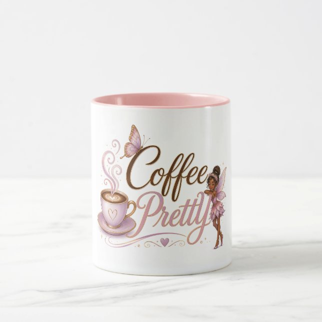 Kaffemugg med design av kaffepixie (Center)