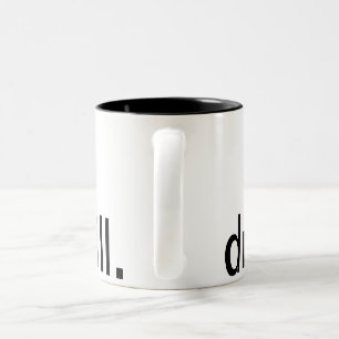 Kaffemugg med drillborrdesign