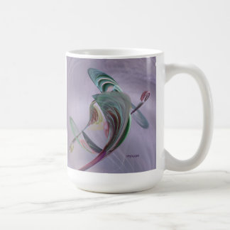 kaffemugg med en fractalblomma