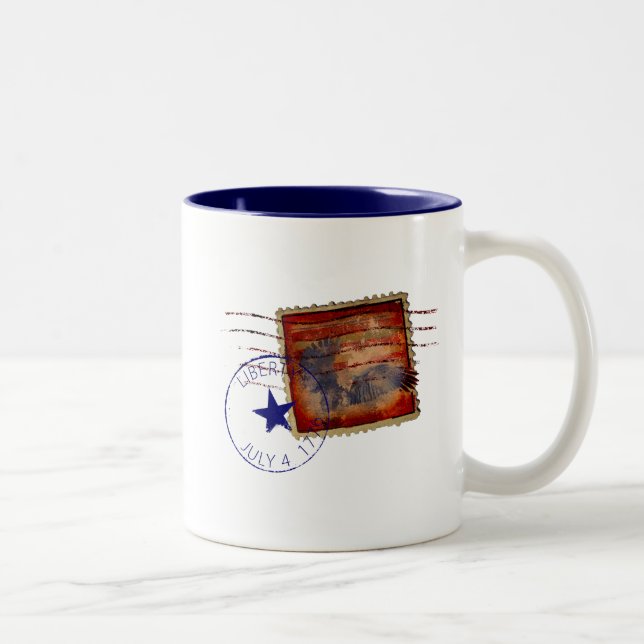 kaffemugg med frihetsstämpel (Höger)