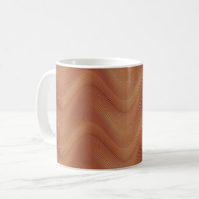 Kaffemugg med konstnärlig design (Framsida vänster)