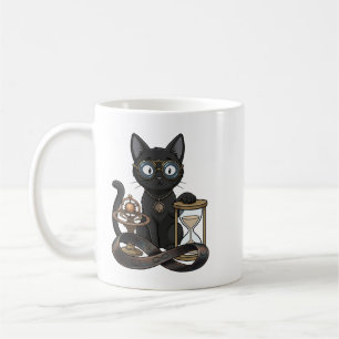 Kaffemugg med Lady Justice svart katt advokat