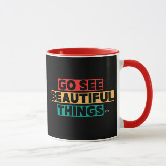 Kaffemugg med motivet Se Vackra Ting
