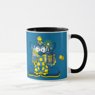 Kaffemugg med rolig clown