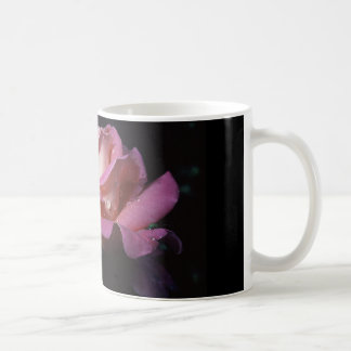 kaffemugg med rosa ros