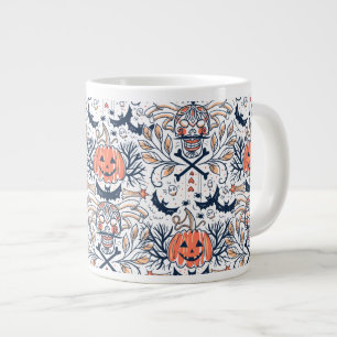 Kaffemugg med spöken och pumpor jumbo mugg