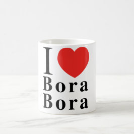 Kaffemugg mig [KÄRLEK] Bora Bora