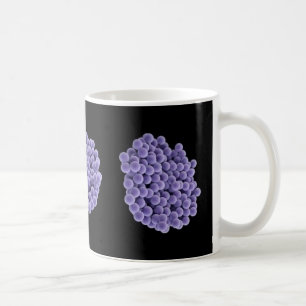 Kaffemugg - MRSA (som är violetta på svart