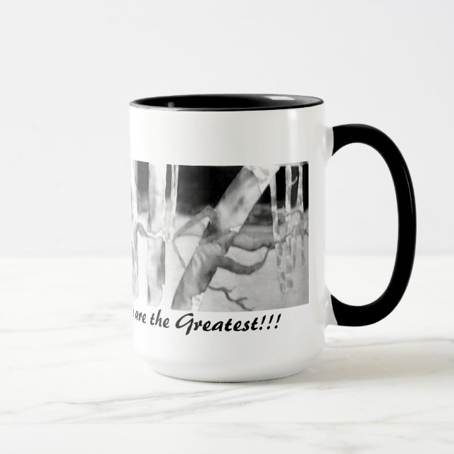 Kaffemugg: Original- silkemålning vid Kim Sellon Mugg (Höger)